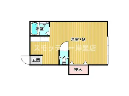 住之江コート(ワンルーム/3階)の間取り写真