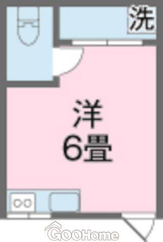 沖縄ハイランズアイリ(ワンルーム/3階)の間取り写真