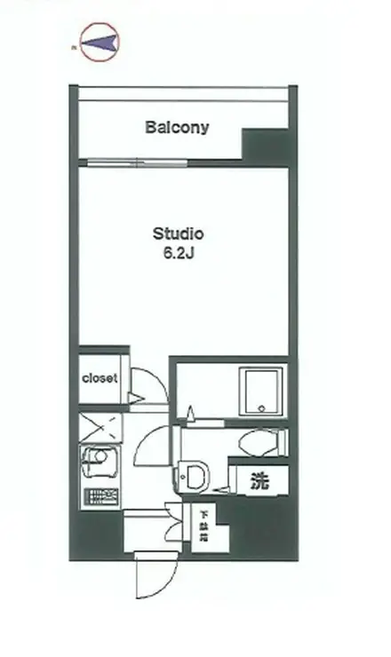 マリオン南青山 7階階 間取り