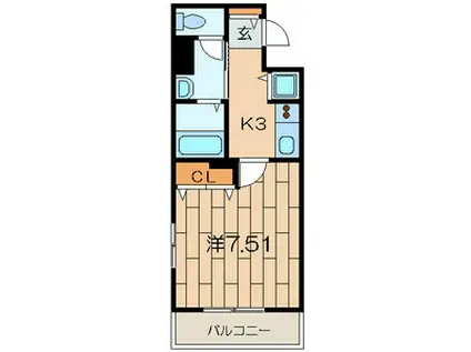 コンフォール南太田 915459(1K/5階)の間取り写真