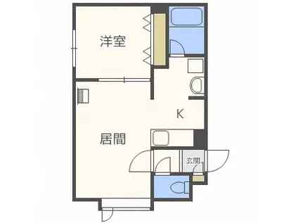 パルエイト PAL EIGHT(1LDK/1階)の間取り写真