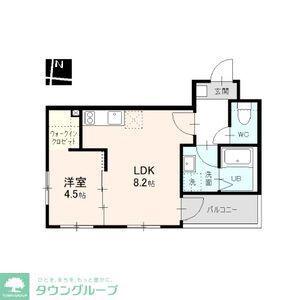 MOVE名城公園(1LDK/3階)の間取り写真