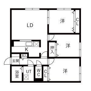 グランパ81(3LDK/2階)の間取り写真