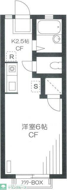 エクセル(1K/2階)の間取り写真