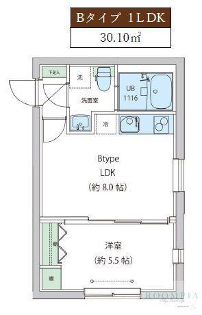 レオーネ早稲田(1LDK/1階)の間取り写真