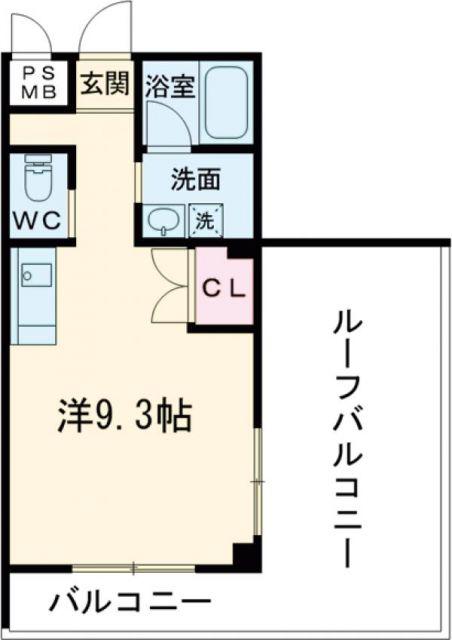 リリーセノラ(ワンルーム/3階)の間取り写真
