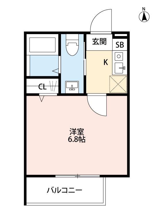 プレジール日吉(1K/3階)の間取り写真