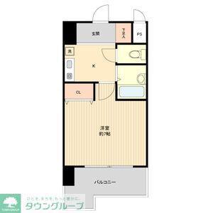パークフラッツ金山(1K/5階)の間取り写真