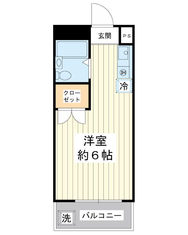 レジデンスGOOD(ワンルーム/3階)の間取り写真