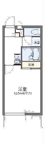 レオパレスシャルマン(1K/2階)の間取り写真