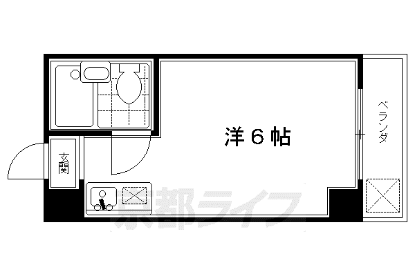 アバンティ吉祥院(1K/3階)の間取り写真