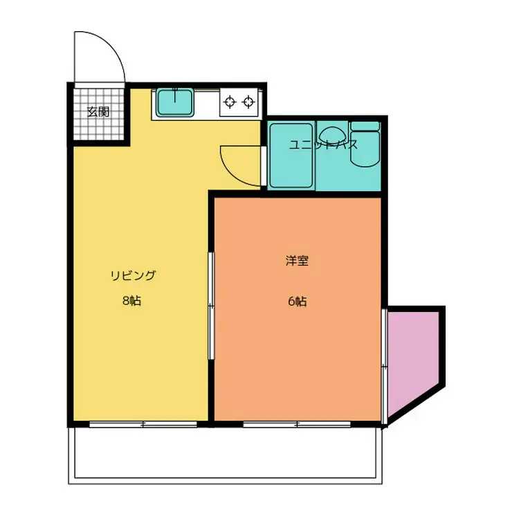 水入マンション 3階階 間取り