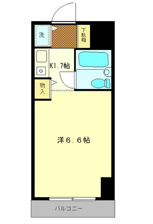 三鷹南シティハウス 4階階 間取り