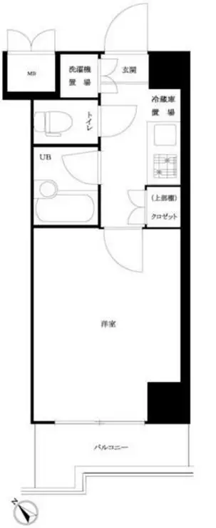 ルーブル神宮前 5階階 間取り