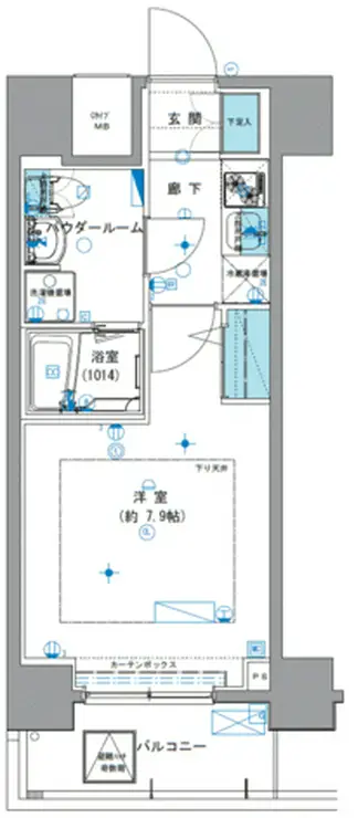 メインステージ亀戸III 6階階 間取り