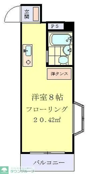 グランラパン 4階階 間取り