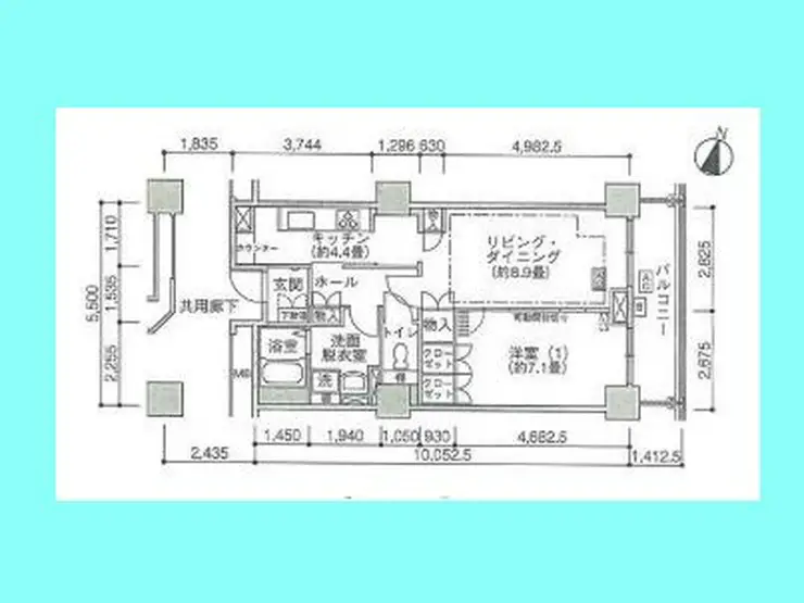 Jタワー西大井イーストタワー 23階階 間取り