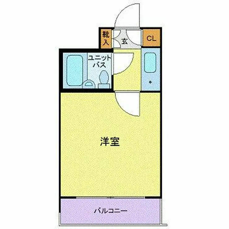 クリオ鵜の木壱番館 3階階 間取り