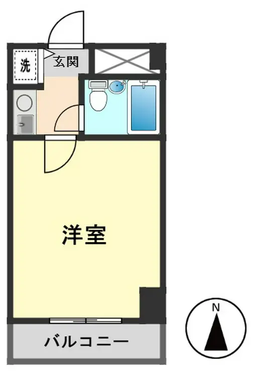 グローリア初穂小岩 7階階 間取り