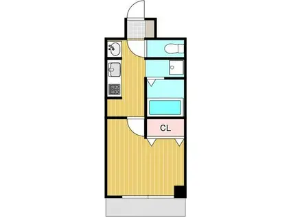 リアライズ沢下町II(1K/6階)の間取り写真