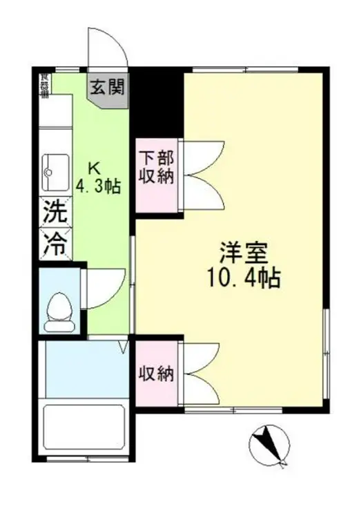 山岸ビル 4階階 間取り