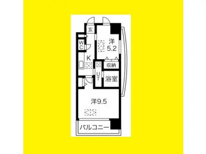 ノース VILLAGE BIRTH PLACE(2K/5階)の間取り写真