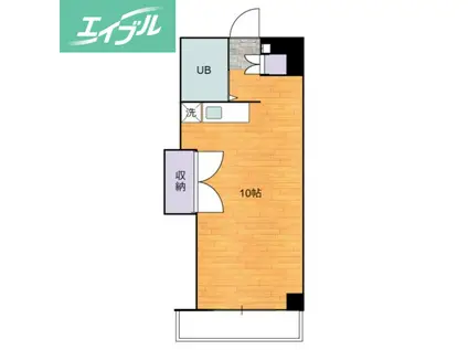 メゾン富田町(ワンルーム/3階)の間取り写真