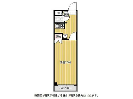IS高師(1K/3階)の間取り写真