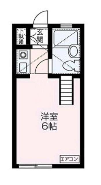 ヴェルデ大和田(ワンルーム/1階)の間取り写真