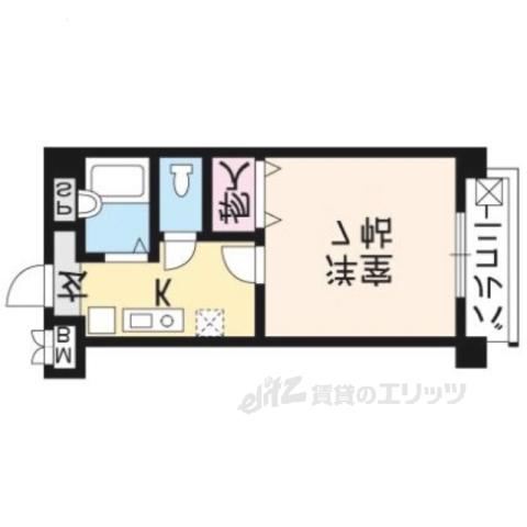 マ・メゾン(1K/3階)の間取り写真