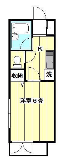 ルーチェ トキワダイ(1K/2階)の間取り写真