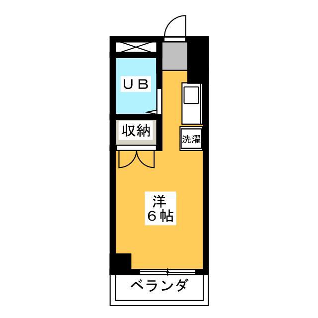 スズキマンション(ワンルーム/1階)の間取り写真