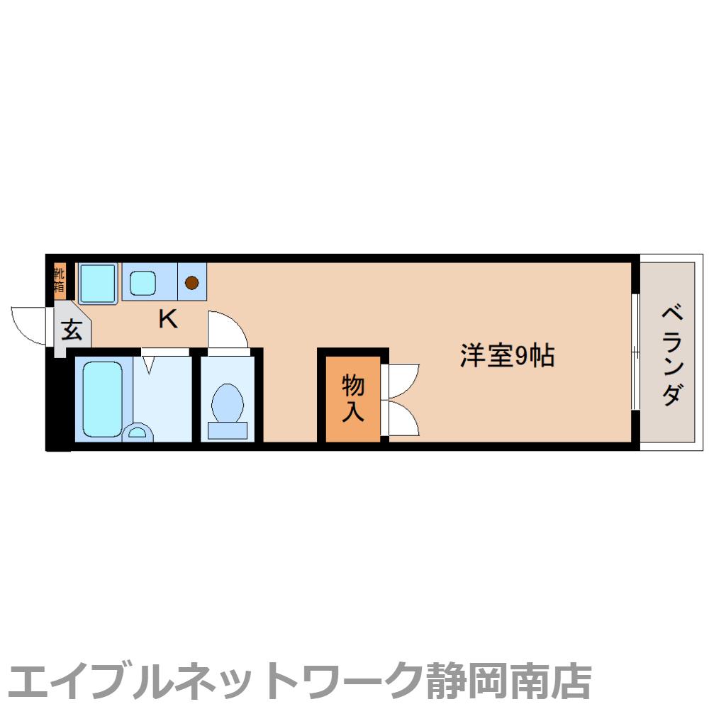 オラシオン豊田(ワンルーム/4階)の間取り写真