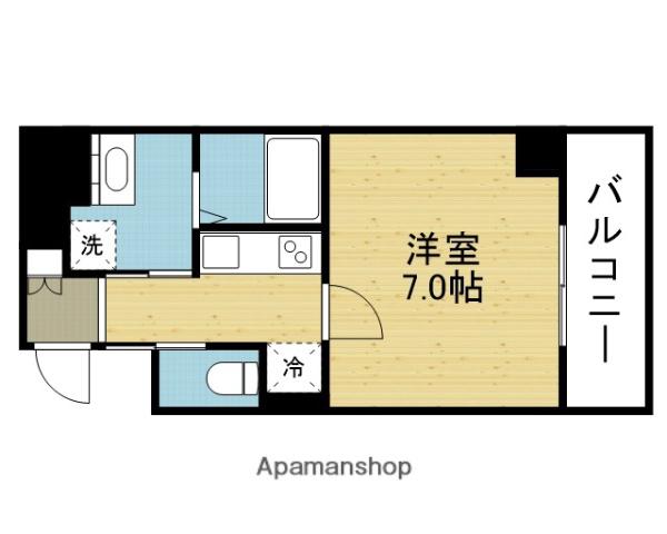 ARTIZA森ノ宮D.C(1K/10階)の間取り写真