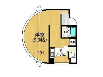 すざくHOUSE(ワンルーム/2階)の間取り写真