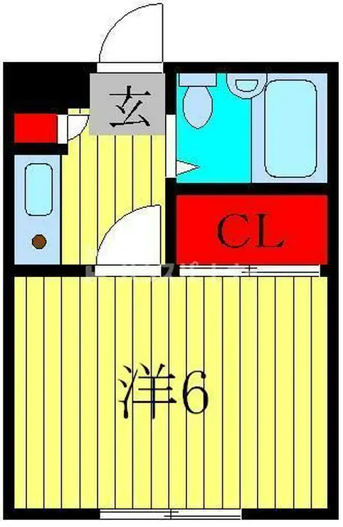 コートヤードシブヤ 3階階 間取り