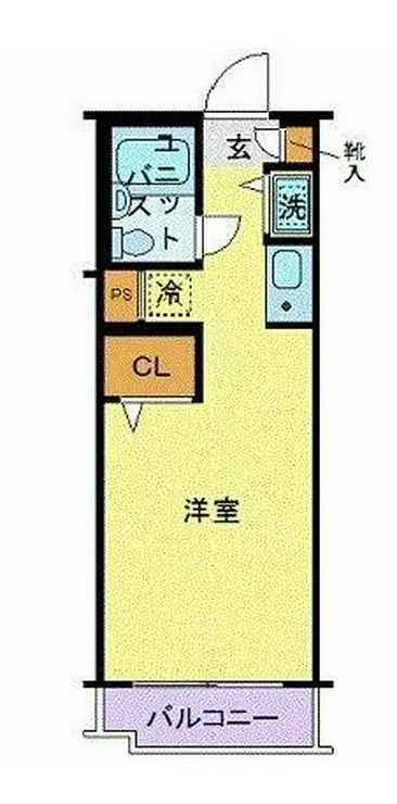 ジョイフル祐天寺 3階階 間取り