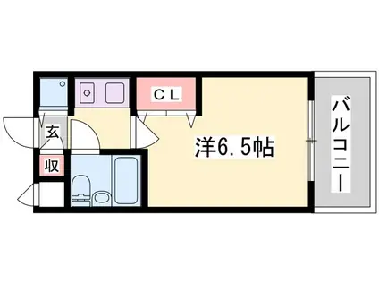 ベルトピア手柄V(1K/3階)の間取り写真