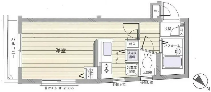 フェニックス文京千石 3階階 間取り