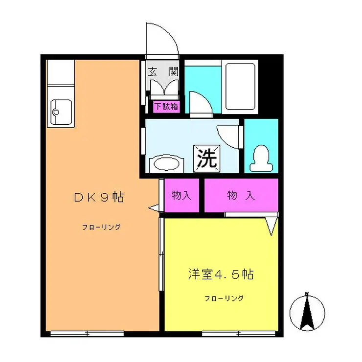 フォレスト丸山 2階階 間取り