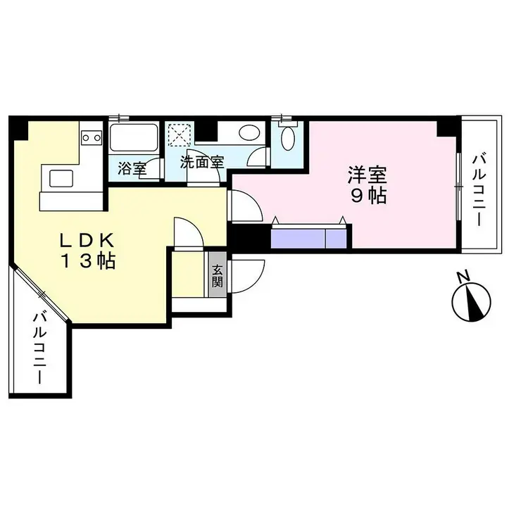 CSヒルズ 2階階 間取り