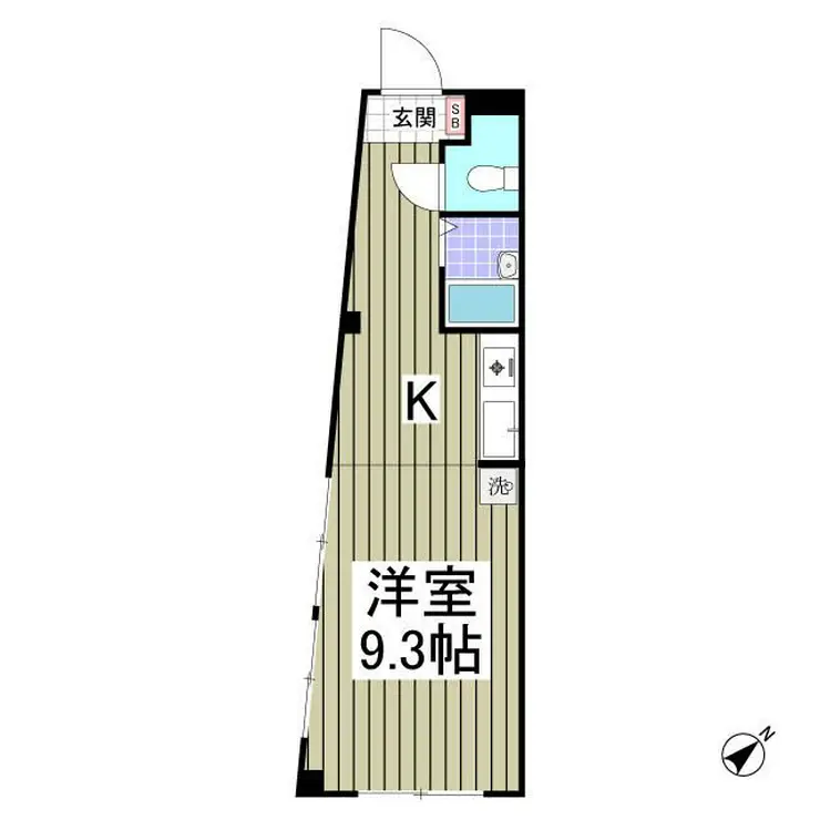白石ビル 3階階 間取り