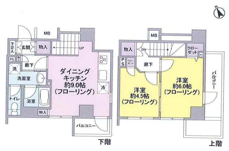 パートナーシップアパートメント 9階階 間取り