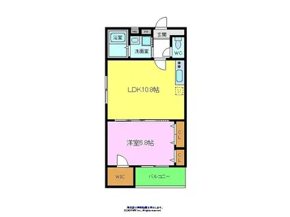 フジパレス諏訪ノ森6番館(1LDK/1階)の間取り写真