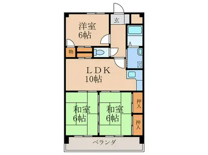 東洋レジデンス青山(3LDK/7階)の間取り写真