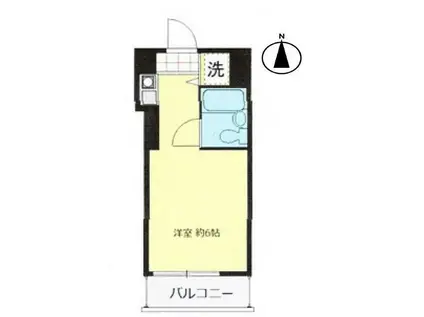 トップ本郷(ワンルーム/4階)の間取り写真