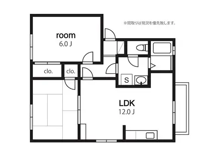 エスポワール金沢 A棟(2LDK/1階)の間取り写真