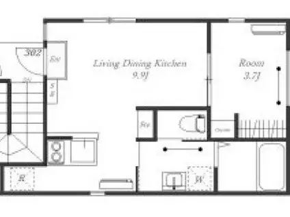 T-AZUL岸根公園(1LDK/3階)の間取り写真