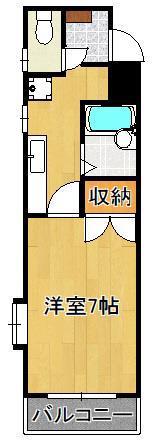 リファレンス葉山(1K/3階)の間取り写真