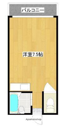 大産西新マンション(ワンルーム/7階)の間取り写真